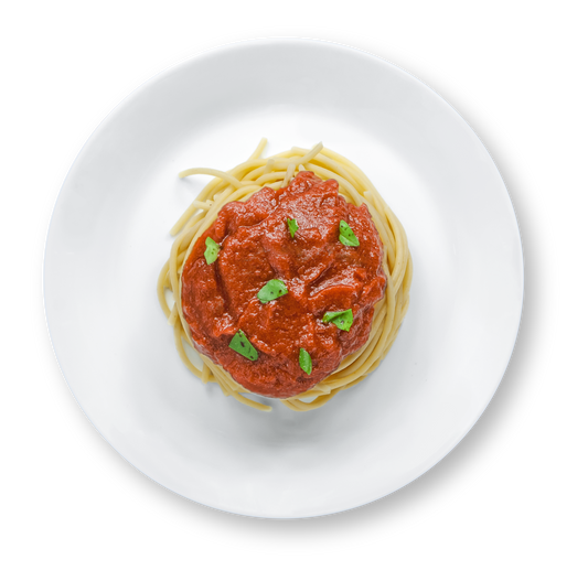 Spaghetti pomodoro e basilico